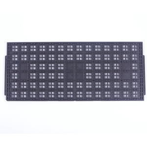 Contenedor de Almacenamiento de Plástico Negro Serie LQFP para Organización de Memoria, Bandeja para Componentes Electrónicos IC de Alta Temperatura - Product Image 5
