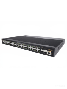 Switch PoE industriel géré avec 48 ports RJ45 10/100/1000M + 4 ports 1/10G (SFP+), 2 jeux de ports d'accès Ethernet - Product Image 1