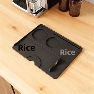 Tapis multifonctionnel carré en silicone de style chinois pour machine à café, idéal pour l'égouttage et le séchage sur comptoir de cuisine - Product Image 4