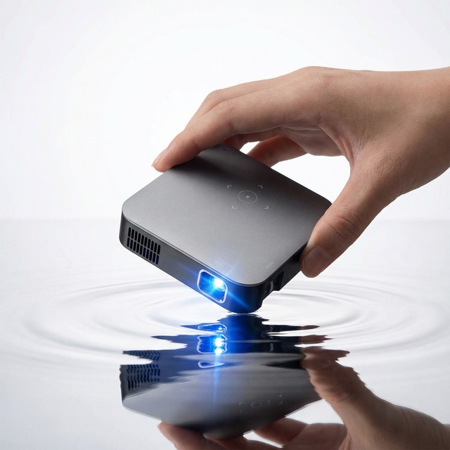 Hot Selling S200 Mini DLP Projector Android Smart Portable 4K Home Theater Beamer with 2G RAM and Built-in Large Battery