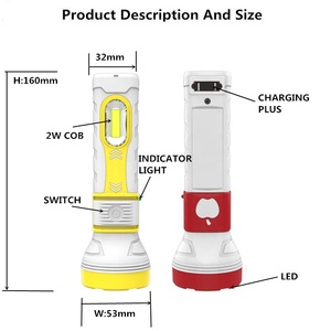 Đèn Pin Led Di Động Giá Rẻ Bán Chạy Hiệu JOYKALY, Đèn Flash Sạc Được - Product Image 6