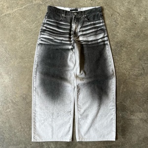 Ensemble de vêtements décontractés surdimensionnés pour hommes, avec logo personnalisé, veste en jean et pantalon en jean, deux pièces - Product Image 3
