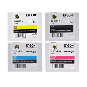 Ensemble de cartouches d'<span class=keywords><strong>encre</strong></span> couleur de qualité C6530A pour imprimante d'étiquettes Epson CW-C6530, <span class=keywords><strong>encre</strong></span> quadricolore avec boîte de maintenance - Product Image 3
