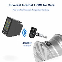 Moniteur de pression et de température des pneus TPMS 434 MHz compatible, intégré, affichage OEM encastré pour trous aveugles