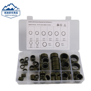 Kit de joints toriques IQIHUI 170 pièces M6 M8 M10 M12 M14 M16 M18 M20 M22 M24 pour applications automobiles - Product Image 1