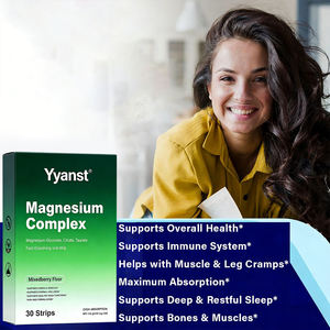 Tiras Orales de Magnesio Complejo OEM/ODM - Sabor a Bayas Mixtas, Apoyo a la Salud General, Fuerza Ósea, Suplemento Dietético para Adultos, Sin Gluten - Product Image 2