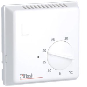 Termostato da Parete Flash 230V 10A 3 Fili Controllo Temperatura Bimetallico - Product Image 1