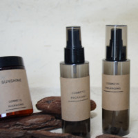 Flacon vide en plastique transparent noir pour shampoing et lotion pour animaux de compagnie, 100 ml, 200 ml, 500 ml, avec pompe