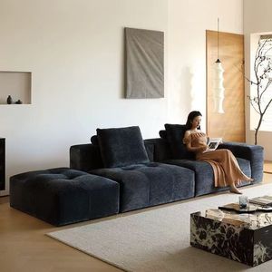 Sofá Pixel Retro de Tela Chenille, Conjunto de Esquina Moderno para Sala de Estar, Sofá Modular de Estilo Vintage - Product Image 3