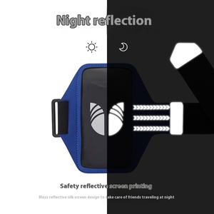 Bolsa de Gimnasio Ultrafina Weiqiang Personalizada al por Mayor, con Cierre de Cremallera, Diseño con Patrón de Letras, Bolsa de Brazo para Deportes al Aire Libre, Teléfono Móvil, Correr - Product Image 3