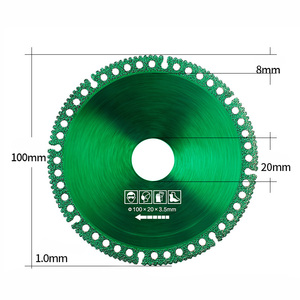 Lame de scie composite multifonctionnelle 100/110/125 mm, lame de scie pour carrelage céramique, disque de coupe pour tuyaux en PVC pour meuleuse d'angle - Product Image 1