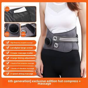 Cinturón Masajeador Eléctrico Portátil para la Cintura, <span class=keywords><strong>Almohadilla</strong></span> Térmica Recargable para Alivio del Dolor <span class=keywords><strong>Lumbar</strong></span> - Product Image 5