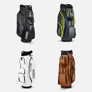Premium Vessel <b>Golf</b> Cart <b>Bag</b> Style Custom Lightweight Portable Waterproof 14 Way Top Luxury Pu Leather <b>Golf</b> <b>Bag</b> for Men - Product Image 2