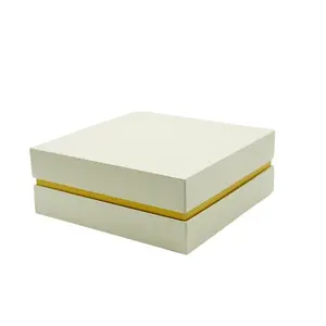 Individuelles Design Hersteller Papier-Geschenkbox für Luxus-Schmuck Boutique Stoff starre Kartonbox