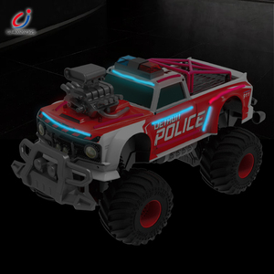 Chengji telecomando camion da arrampicata fuoristrada giocattolo a tema della <span class=keywords><strong>polizia</strong></span> motore sonoro Jitter luce fredda giocattolo telecomandato 1:14 camion - Product Image 2