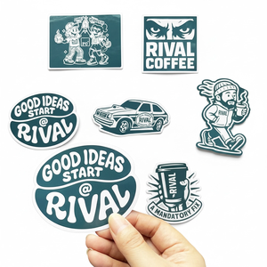 Pegatinas de Vinilo con Impresión de Logotipo Personalizado de Alta Calidad y Bajo MOQ, Brillantes/Mate, Autoadhesivas, Resistentes al Agua - Product Image 5