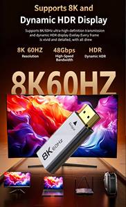 Adaptateur unidirectionnel Xput 8K <span class=keywords><strong>USB</strong></span>-C <span class=keywords><strong>femelle</strong></span> vers <span class=keywords><strong>HDMI</strong></span> 2.1 mâle, convertisseur de source Type-C vers <span class=keywords><strong>HDMI</strong></span>, prend en charge 8K 60Hz pour MacBook Pro - Product Image 2
