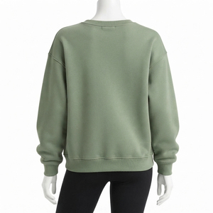 Sudadera para Mujer de Corte Flexible con Cuello Acanalado y Puños Elásticos, Construcción Ligera, Hecha con Material Suave de Mezcla de Poliéster - Product Image 3