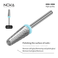 OEM/ODM NCKA Embouts coniques pour vernis à ongles, ensemble de forets à ongles en carbure de tungstène et de tungstène pour manucure électrique et pédicure