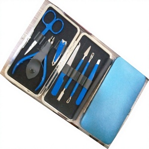 Kit de manucure professionnel ASAP Brand, écologique, en acier inoxydable, avec coupe-ongles 7-en-1, lime à ongles, outils de soin des cuticules et de toilettage - Product Image 1