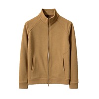 Sweat-shirt zippé premium pour homme, nouvelle collection automne-hiver 2026, en polaire épaisse et chaude, vente en gros transfrontalière