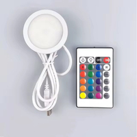 Petites lampes LED RGB Sunssy avec télécommande, prise USB, éclairage de comptoir, éclairage de caravane, camping-car, mini lampe intérieure