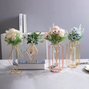 Macetas de decoración para el hogar, soporte colgante de metal para macetas y flores, gran oferta