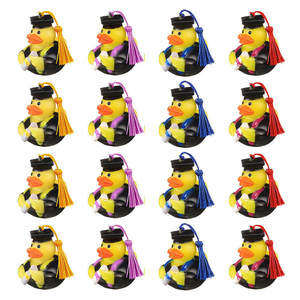 Offre Spéciale Saison de Remise des Diplômes : Lot de 24 Petits Canards en Caoutchouc Émaillés Thème Docteur, Jouets de Sable en Gros pour Bébés 0-24 Mois - Product Image 1