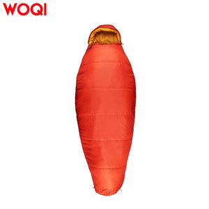 <span class=keywords><strong>Sac</strong></span> <span class=keywords><strong>de</strong></span> <span class=keywords><strong>couchage</strong></span> momie WOQI 3 saisons pour <span class=keywords><strong>couchage</strong></span> latéral, résistant aux températures négatives jusqu'à -<span class=keywords><strong>20</strong></span> <span class=keywords><strong>degrés</strong></span>, avec rembourrage en coton, tissu polyester, orange, pour voyages en extérieur - Product Image 1