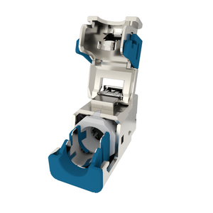 Cổng kết nối mạng RJ45 STP Cat6/Cat6A/Cat7 8P8C 90 độ không cần dụng cụ, loại cái, mạ vàng, 6m, dùng cho viễn thông, sản xuất theo đơn đặt hàng (OEM) - Product Image 2