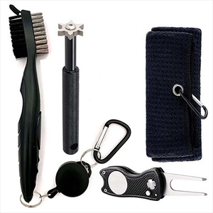 Blocco portatile per la registrazione dei punti di golf con attrezzo per riparare divot, marcatore per palline, tee, matite e contatore dei colpi - Product Image 3