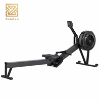 Rameur à résistance à air ZY avec moniteur de performance – Équipement de fitness cardio d'intérieur pour la gym et l'entraînement à domicile