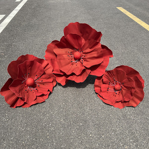 Dekorasi jendela bunga dukungan pernikahan kertas seni bunga Studio iklan menembak tata letak alat peraga panduan pernikahan - Product Image 6