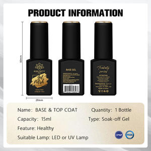 BORN PRETTY PRO <span class=keywords><strong>Vernis</strong></span> de finition en gel à base libre Hema Super couche de finition Renforcement Saok Off <span class=keywords><strong>Uv</strong></span> Gel Nail Art <span class=keywords><strong>Vernis</strong></span> - Product Image 6