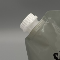 Pochette pour liquide de 0.5 gallons Sac à jus pliable en plastique de grande capacité Sac à boisson