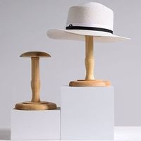 Présentoir en bois Tailai, Porte-vêtements en bois, Présentoir de bureau en bois, Support vintage pour perruques, Support pour chapeaux, Présentoir à perruques
