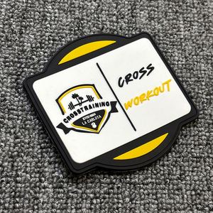 High Quality Custom PVC Heat Transfer Patches 3D Embossed Soft Rubber Logo Sew <b>on</b> <b>Iron</b> <b>on</b> <b>Velcro</b> Hook Loop for Hats Caps Jeans - Product Image 1