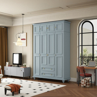 Armoire moderne de style tendance avec un grand espace de rangement, en MDF durable, pour la chambre à coucher et l'hôtel
