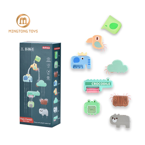 Juguetes Divertidos para Fiestas en la Piscina para Niños, <span class=keywords><strong>Juego</strong></span> de Agua para Jugar en Interiores, 8 en 1, <span class=keywords><strong>Juego</strong></span> de Animales de Dibujos Animados de Plástico ABS, Pequeña Paleta de Agua, Juguetes para Baño de Bebés - Product Image 1