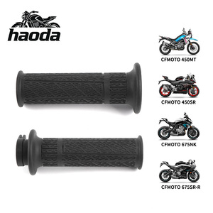 Para <span class=keywords><strong>CFMOTO</strong></span> 450MT, Empuñadura Izquierda y Derecha, CF Moto <span class=keywords><strong>450</strong></span> MT <span class=keywords><strong>SR</strong></span> 675NK <span class=keywords><strong>SR</strong></span>-R, Cubierta de Goma para Manillar, Tapón de Goma para Manillar, Piezas Originales - Product Image 1