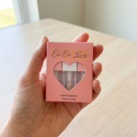 Vente en gros de boîtes d'emballage cosmétiques de luxe pour gloss à lèvres brillant et mat, avec logo personnalisé, 350g 300g, emballage de qualité supérieure pour gloss à lèvres
