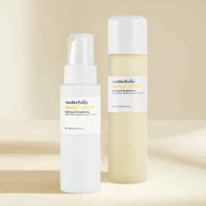 Vente en gros de Corée de tonique naturel pour la peau <span class=keywords><strong>Ginkgo</strong></span> Plus formulation de soins de la peau antioxydante à l'extrait de <span class=keywords><strong>Ginkgo</strong></span> Ensemble de toners éclaircissants et blanchissants - Product Image 1