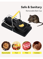 Piège à souris Safe Firm Transparent Household Mouse Catcher Plastic Reusable Humane Indoor Outdoor Mouse Trap
