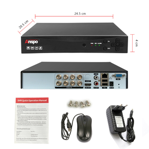 5.0MP XVR VIEW APP <span class=keywords><strong>8CH</strong></span> <span class=keywords><strong>DVR</strong></span> <span class=keywords><strong>H</strong></span>.265 Recorder HDD P2P PC Mobile Remote BNC CCTV Video Recorder 4 Channel Mendukung hingga 5MP - Product Image 1