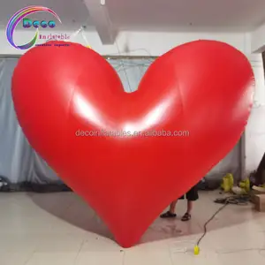 Sevgililer günü şişme reklam ürünleri ayakta dekorasyon şişme kırmızı kalp