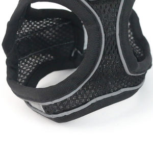 Arnés de lujo para perros, estilo sencillo, de tela de malla transpirable, con doble base tipo sándwich y soporte para el pecho y la espalda, para facilitar el paseo. - Product Image 4