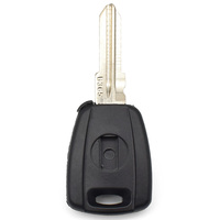 Coque de clé de voiture vierge avec logement de puce transpondeur, pièce de rechange pour serrurier avec puce intégrée