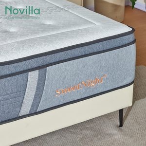 Matelas orthopédique à ressorts ensachés Novilla en gros, compressé, fermeté moyenne, mousse haute densité de qualité supérieure, tailles King et Queen - Product Image 4