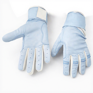 Gants de frappe de baseball professionnels en cuir de vachette Cabretta durables et confortables SAAR INDUSTRIES pour l'entraînement avec fermeture auto-agrippante – Vente en gros - Product Image 1
