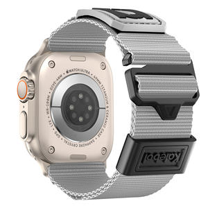 IVANHOE <span class=keywords><strong>Hardcore</strong></span> Bracelet en <span class=keywords><strong>nylon</strong></span> pour Apple Watch 49/46/45/42/41mm Bracelet léger et résistant pour Iwatch Series Ultra - Product Image 6